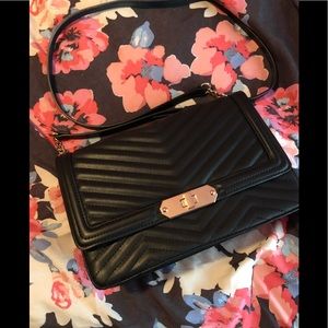 Black Quilted Handbag